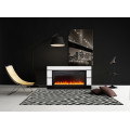 Royal Flame Modern 42 - Белый с черным (Глубина 300 мм) с очагом Vision 42 LED