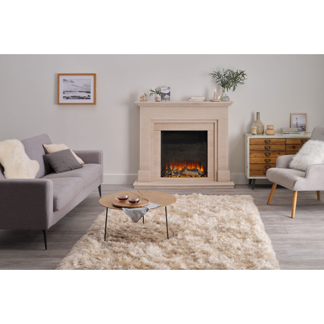 British Fires New Forest 650SQ with Signature logs