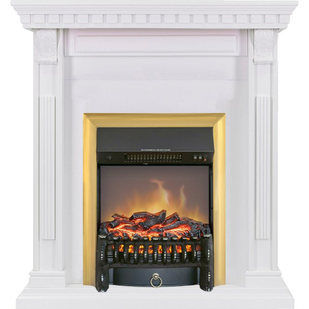 Royal Flame Orlean - Белый с очагом Fobos FX M Brass
