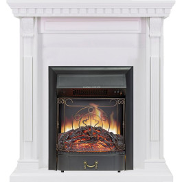 Royal Flame Orlean - Белый с очагом Majestic FX Black