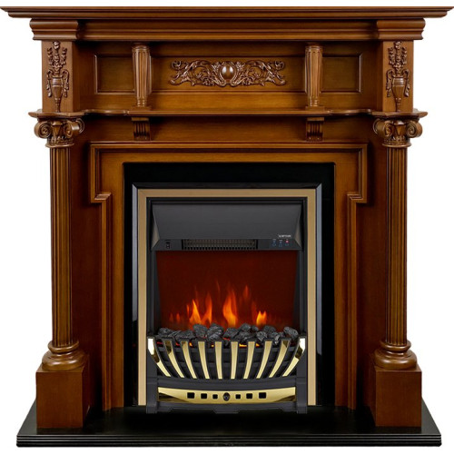 Royal Flame Oxford - Орех с очагом Aspen Gold