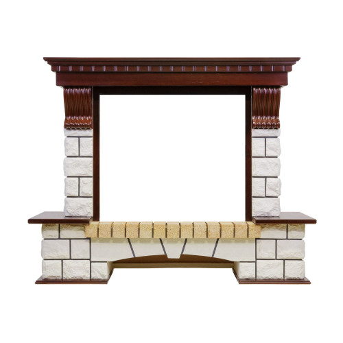 Dimplex Pierre Luxe - Темный дуб / Белый с очагом Symphony 26 DF2608-INT Dimplex Pierre Luxe - Темный дуб / Белый с очагом Symphony 26 DF2608-INT