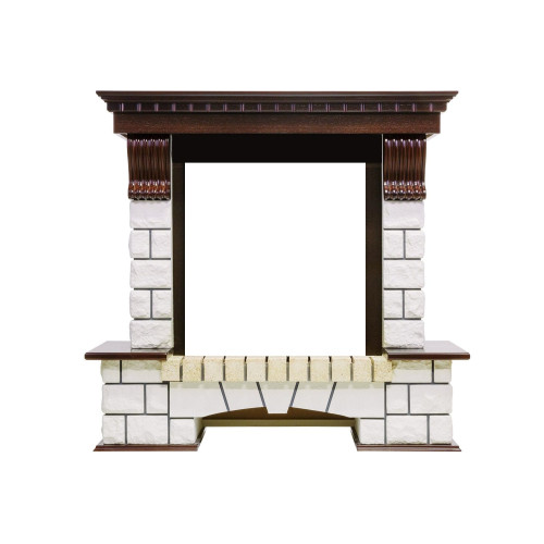 Dimplex Pierre Luxe - Темный дуб / Белый (Высота 1020мм) с очагом Cavendish Dimplex Pierre Luxe - Темный дуб / Белый (Высота 1020мм) с очагом Cavendish