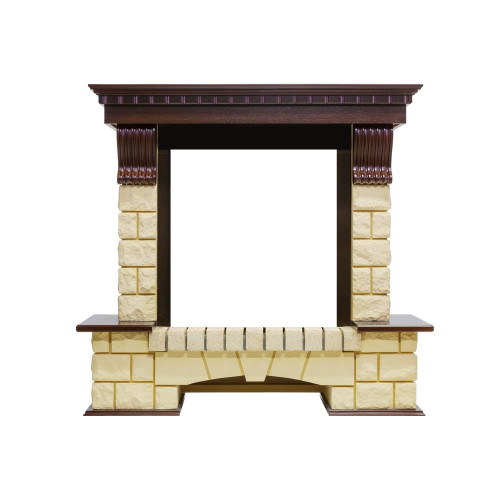 Royal Flame Pierre Luxe - Темный дуб / Шампань