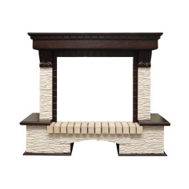 Dimplex Pierre Luxe - Темный дуб / Сланец мелкий с очагом Symphony 26 DF2608-INT