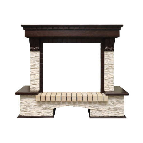 Dimplex Pierre Luxe - Темный дуб / Сланец мелкий с очагом Symphony 26 DF2608-INT Dimplex Pierre Luxe - Темный дуб / Сланец мелкий с очагом Symphony 26 DF2608-INT