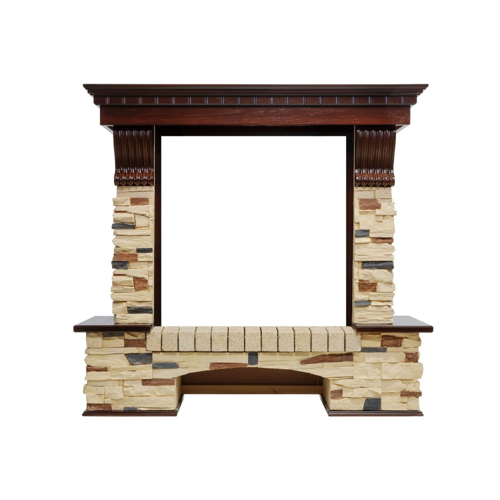 Dimplex Pierre Luxe - Темный дуб / Сланец (Высота 1040мм)