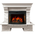 Royal Flame Pierre Luxe Белый / Сланец белый с очагом Dioramic 25 LED FX