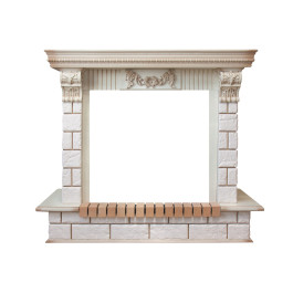 Dimplex Pierre Luxe Император - Слоновая кость с патиной / Шампань