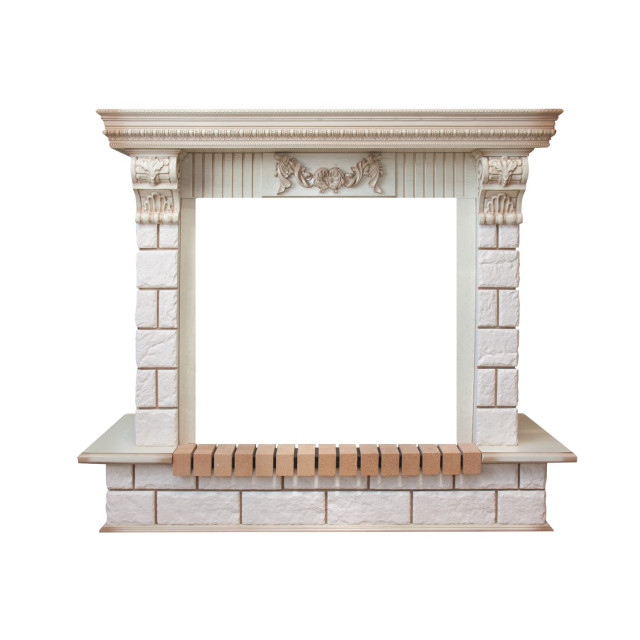 Dimplex Pierre Luxe Император - Слоновая кость с патиной / Шампань