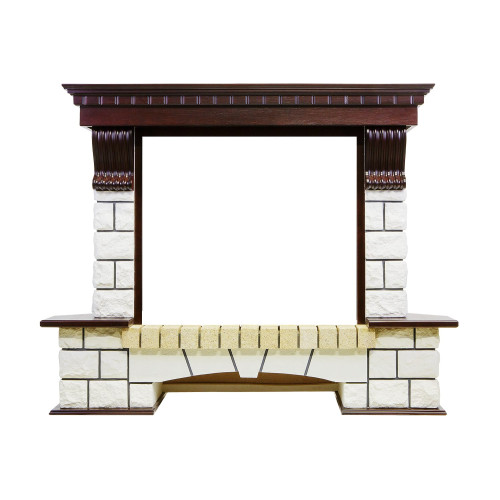 Dimplex Pierre Luxe угловой - Темный дуб / Белый