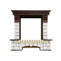 Dimplex Pierre Luxe угловой - Темный дуб / Белый (Высота 1020мм)