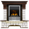 Dimplex Pierre Luxe угловой - Темный дуб / Белый (Высота 1020мм) с очагом Flagstaff