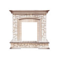 Dimplex Preston - Белый/Слоновая кость с патиной с очагом Atherton