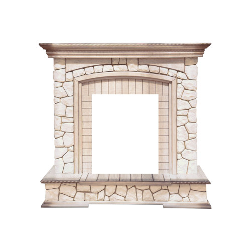 Dimplex Preston - Белый/Слоновая кость с патиной с очагом Atherton