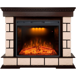 Royal Flame Shateau - Темный дуб с очагом Emerald 28