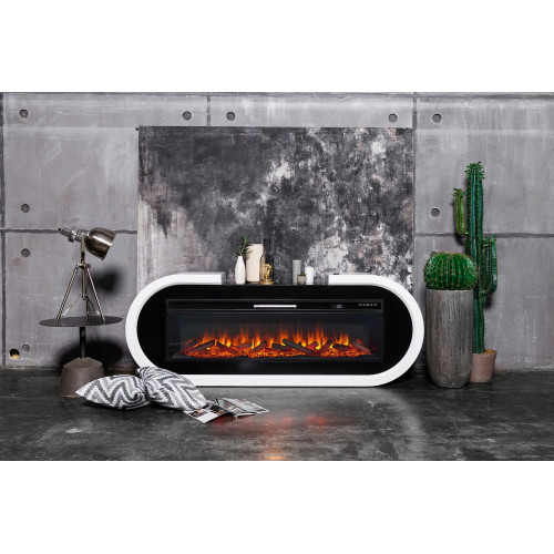 Royal Flame Soho - Белый с черным с очагом Vision 60 LED