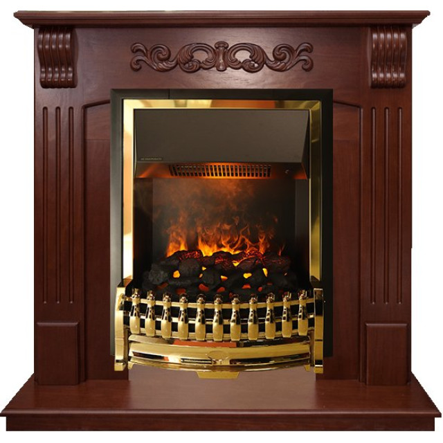 Dimplex Sorrento угловой - Орех с очагом Atherton