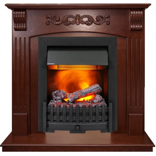 Dimplex Sorrento угловой - Орех с очагом Danville Black FB2 Dimplex Sorrento угловой - Орех с очагом Danville Black FB2