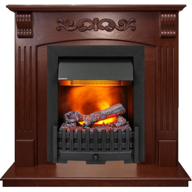 Dimplex Sorrento угловой - Орех с очагом Danville Black FB2