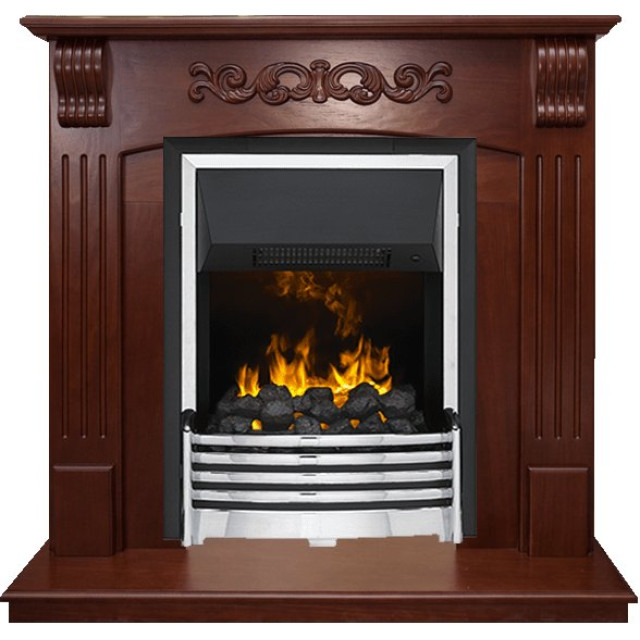 Dimplex Sorrento угловой - Орех с очагом Flagstaff