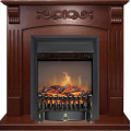 Royal Flame Sorrento угловой - Орех с очагом Fobos FX M Black