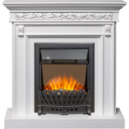 Royal Flame Valletta - Белый (Ширина 1040 мм) с очагом Aspen Black
