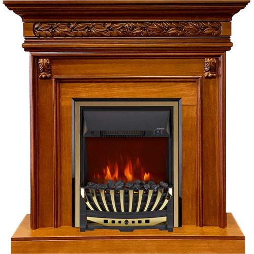 Royal Flame Valletta - Орех с очагом Aspen Gold