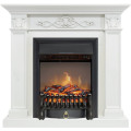 Royal Flame Verona - Белый дуб с очагом Fobos FX M Black