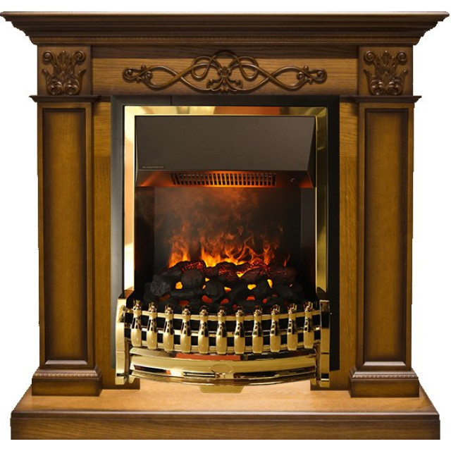 Dimplex Verona - Дуб антик с очагом Atherton