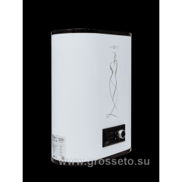 Водонагреватель электр 30 л плоск нерж GROSSETO Flat-30 DRY (1200+800)W