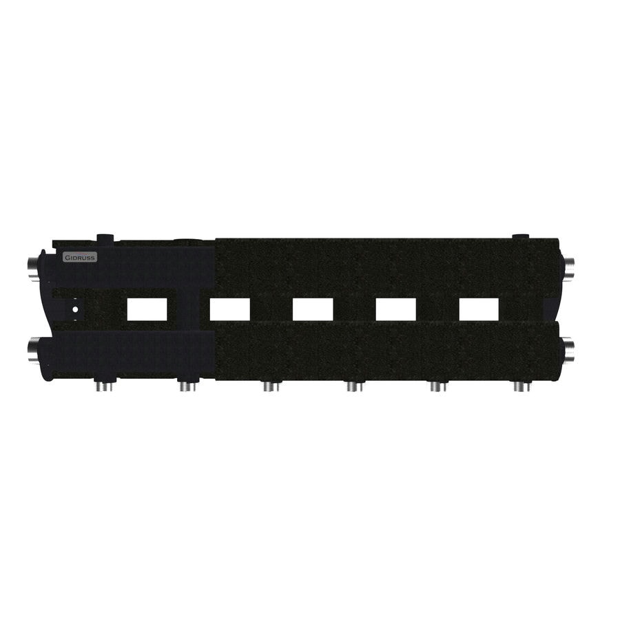 Коллектор модульный Gidruss MK-100-3.EPP до 100 кВт 1 1/4" 4 контура EPP термоизоляция