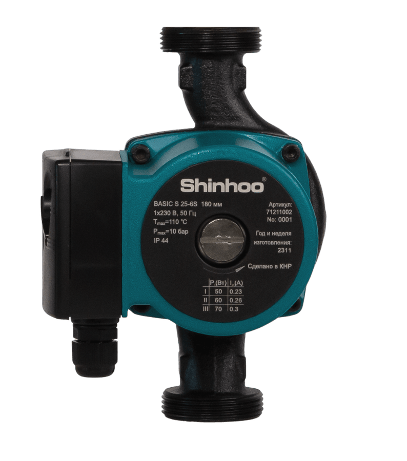 Циркуляционный насос Shinhoo Basic S 25-6S