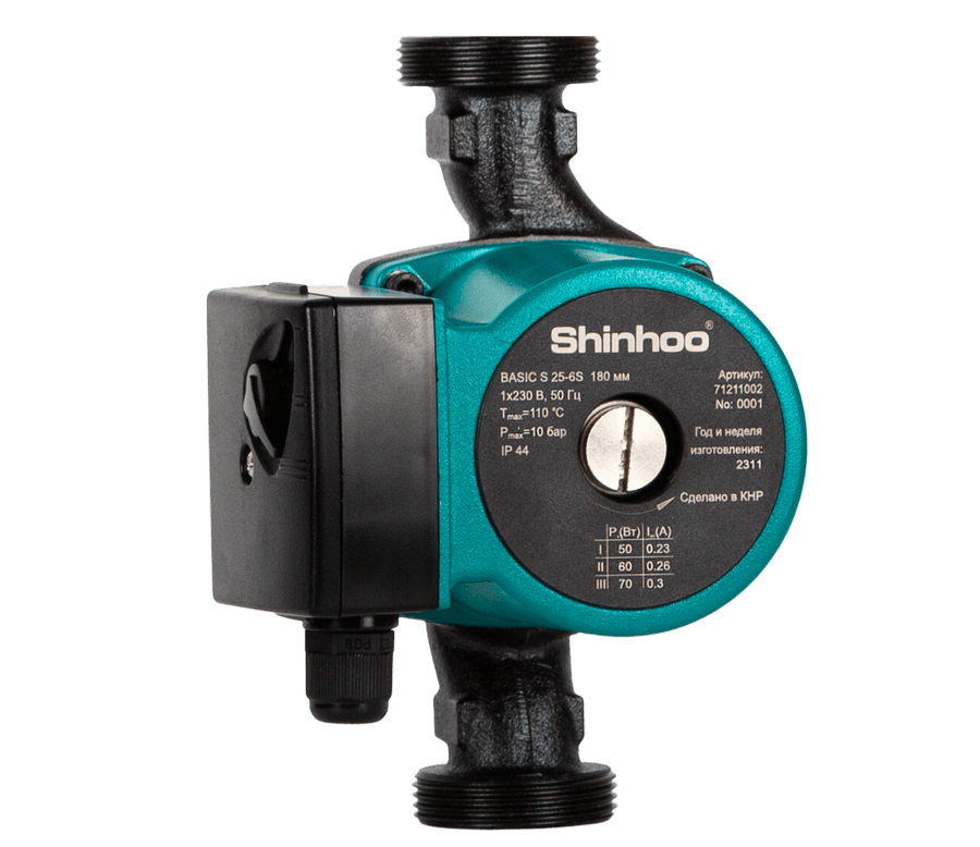 Циркуляционный насос Shinhoo Basic S 25-6S-130