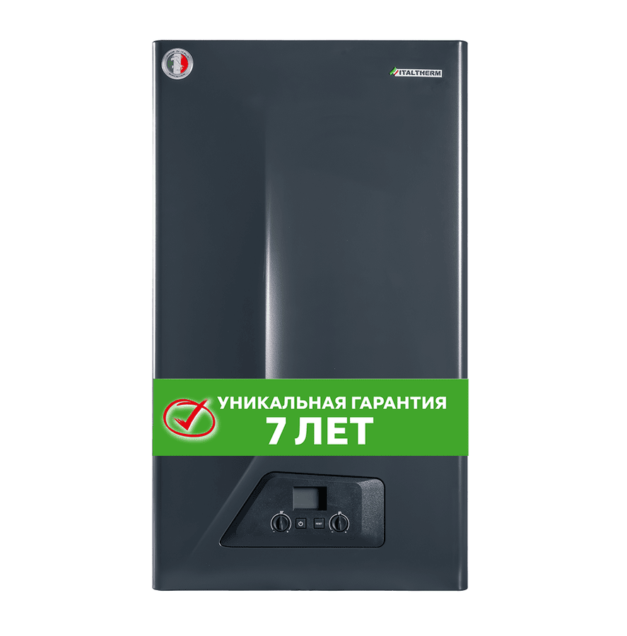 Настенный газовый одноконтурный котёл ITALTHERM CITY CLASS 25 FR Black Moon Heating