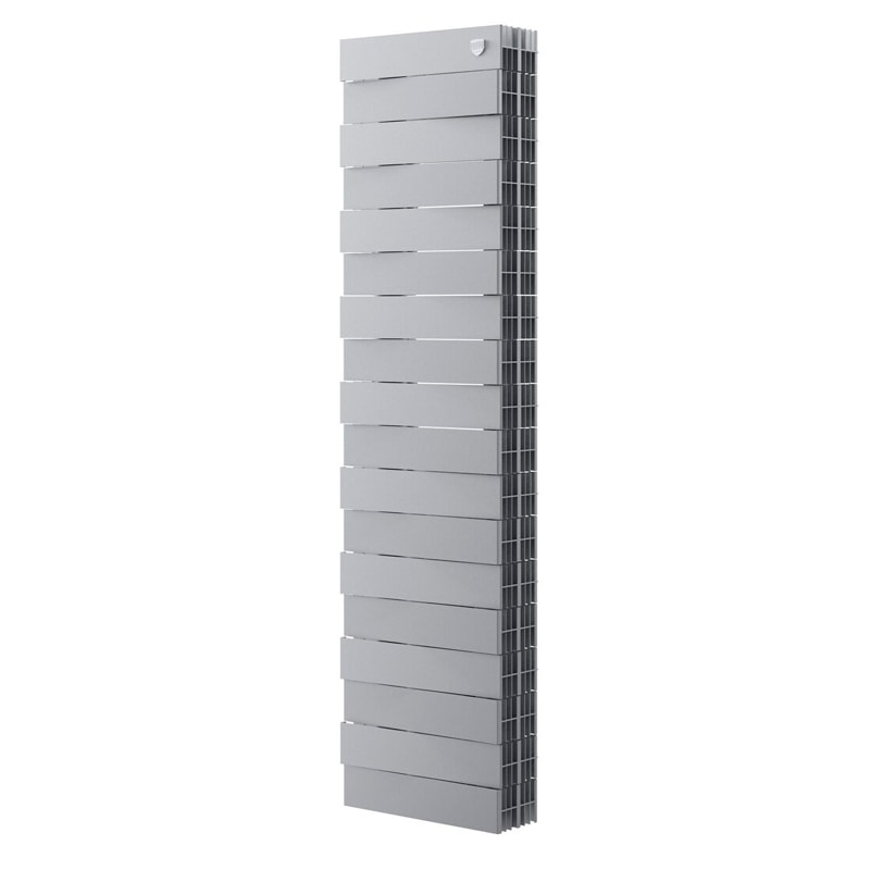 Биметаллический радиатор Royal Thermo PianoForte Tower 200 Silver Satin (18 секций)