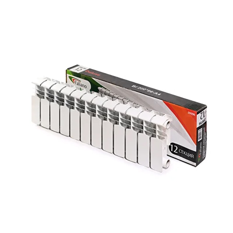 Биметаллический радиатор Faliano Bi 200/100 A4, 12 секций