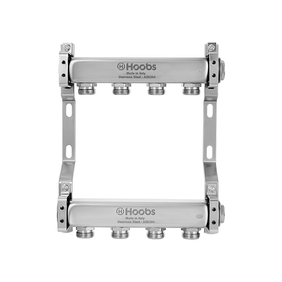 Коллектор нержавеющий Hoobs 1"x 3/4" 3 выхода без регулировки