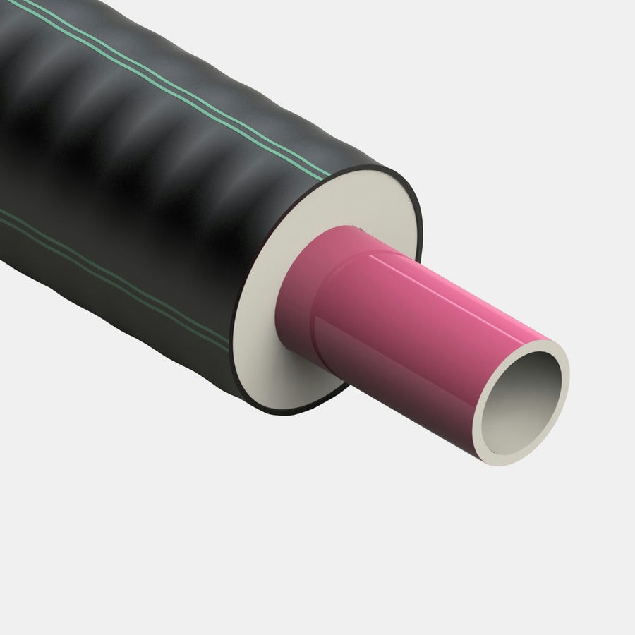 Труба теплотрасса Изопрофлекс (1 труба) 75/125 Р 0,6 МПа