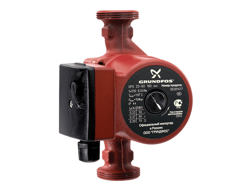 Насос циркуляционный GRUNDFOS UPS 25-60 180