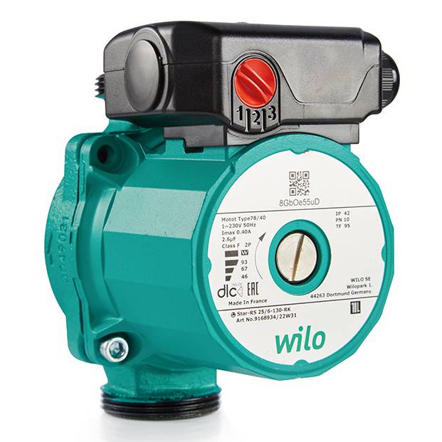 Циркуляционный насос Wilo STAR-RS 25/6-130