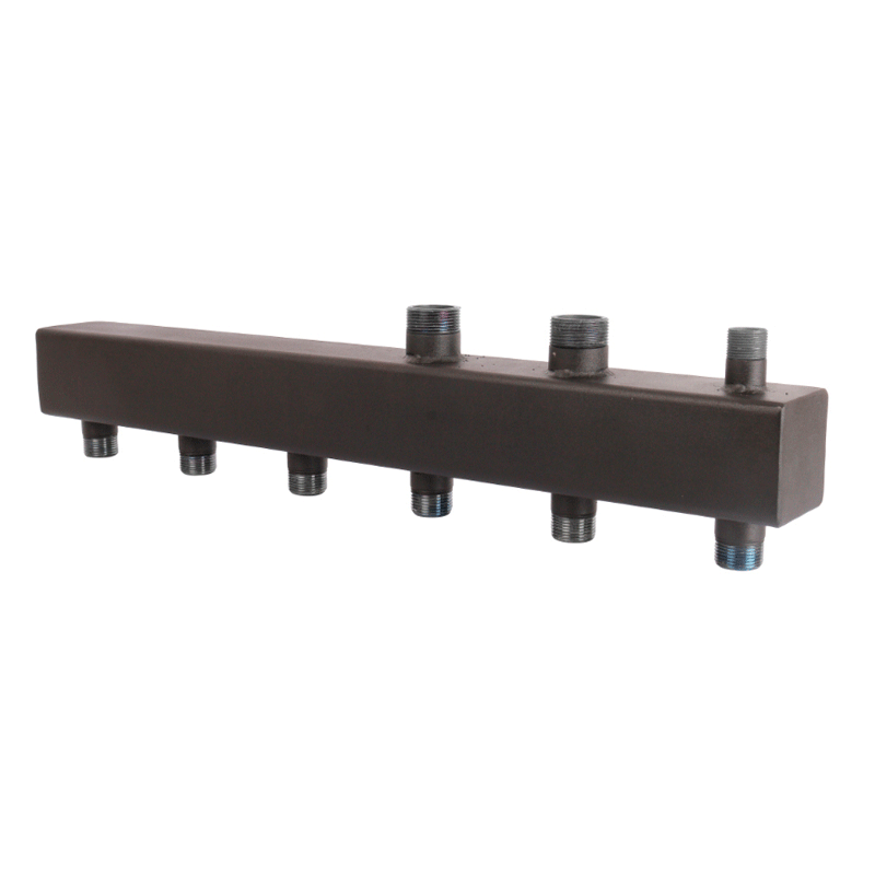 Коллектор Rommer стальной 1x1 1/4" 3 контура