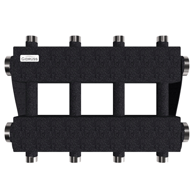 Коллектор модульный Gidruss MK-150-4DUх25 до 150 кВт 1 1/2" 5 контуров