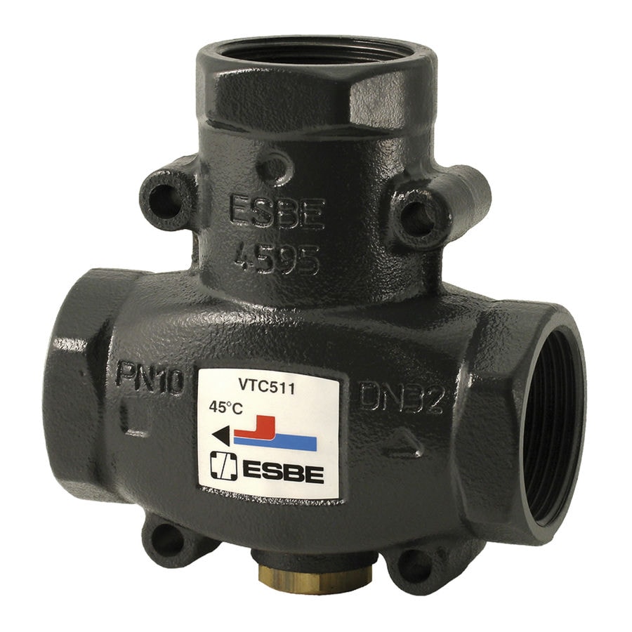 Клапан термостатический Esbe VTC511 DN32 Kvs14 ВР 1 1/4" 60°C ТТ (арт.51020800)