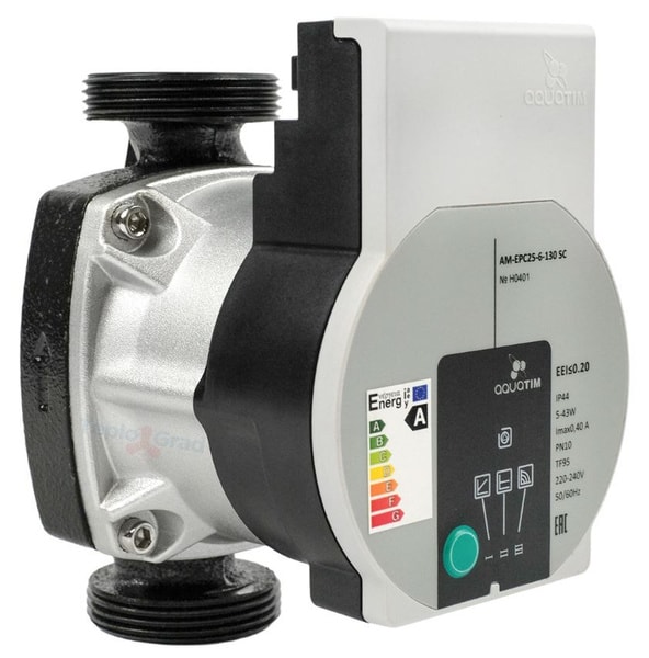Циркуляционный насос 1 1/2"-130 AQUATIM AM-EPC25-6-130 SC с частотным регулированием