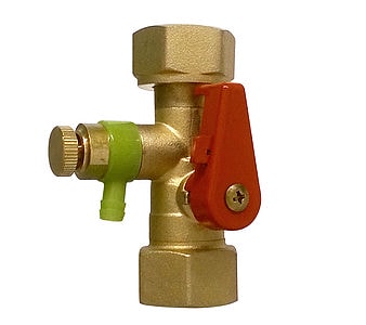 Кран запорный со сливом для подключения расширительного бака Reflex 3/4" 7613000