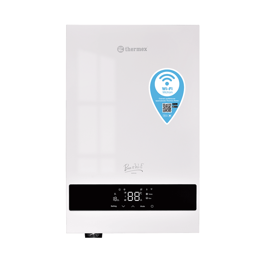 Электрический котёл THERMEX Boss 12 Wi-Fi (White)