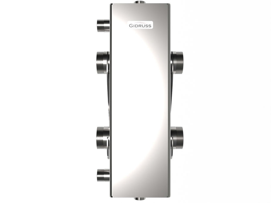 Гидрострелка Gidruss GRSS-150-40 до 150 кВт 1 1/2" нержавеющая сталь