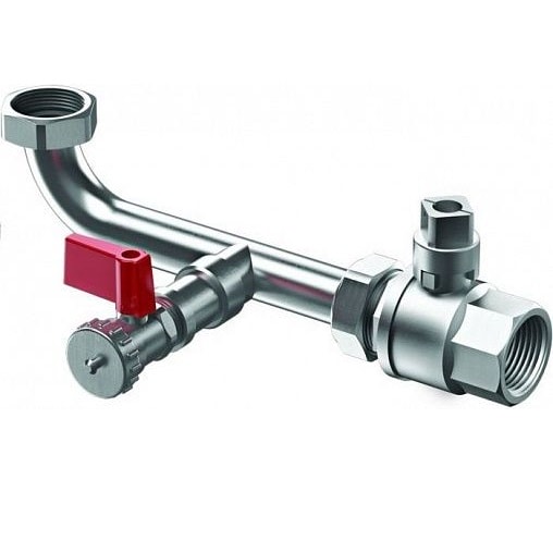 Запорный кран со сливом Reflex AG, R 1 1/4"