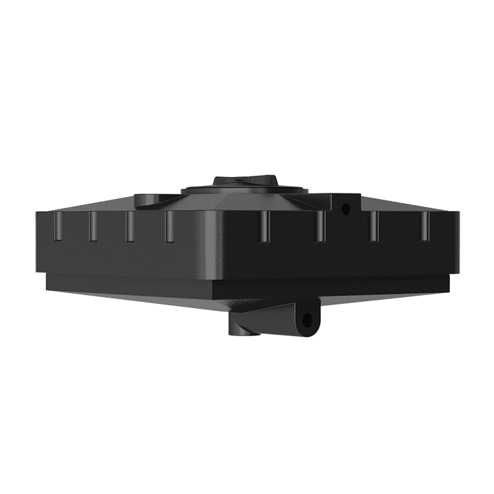 Бак для душа 240 литров плоский черный Aquatech (1100х1100х380)